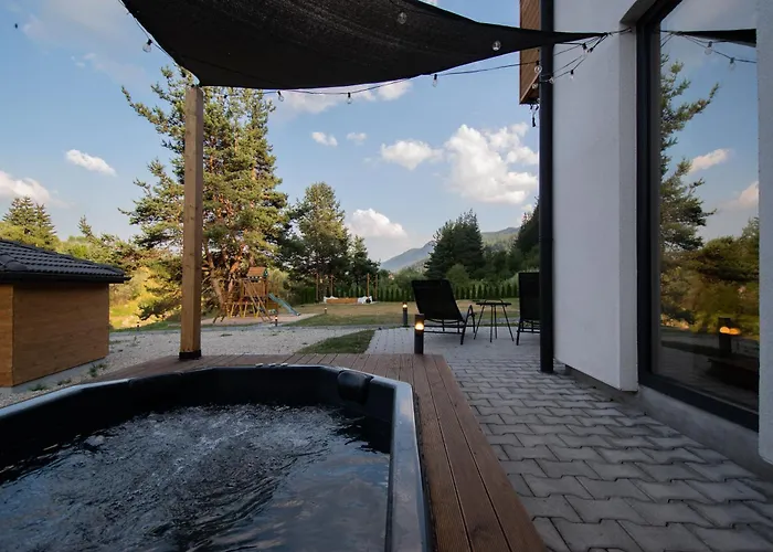Nyaraló Hyggemate - Nordic With Sauna & Jacuzzi Retreat *